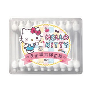 Hello Kitty 安全護耳棉花棒50支(盒)【小三美日】三麗鷗授權 D420318