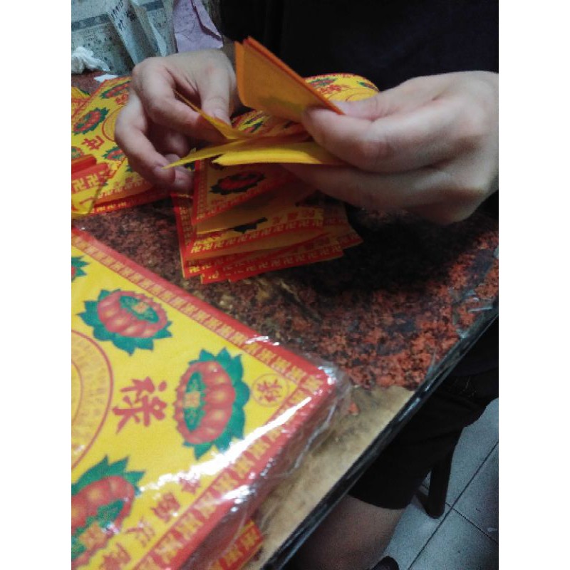 純手工代折蓮花元寶 精緻手工 壽生 往生 紙蓮花 無底座 半成品7元成品8元 露天拍賣