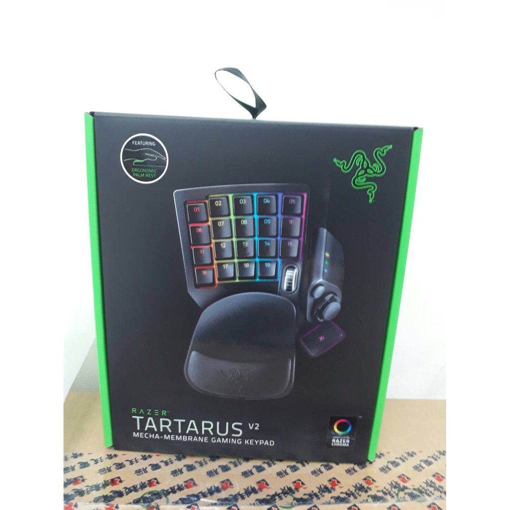 雷蛇razer Tartarus V2 塔洛斯魔蠍左手專用鍵盤32顆自訂鍵幻彩巨集人體工學黑色2年保固 蝦皮購物