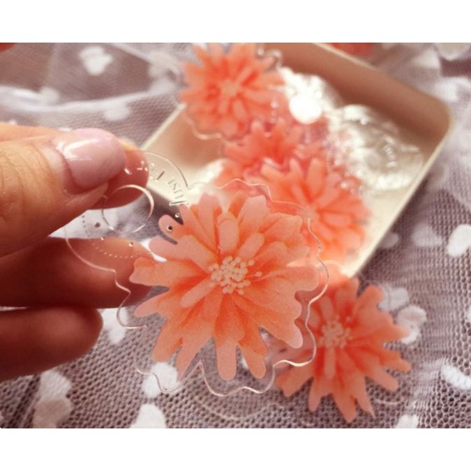 【手工烘焙】(10入) 韓趣 花朵 塑料 造型 封口夾 束口夾 吐司夾 平口袋 裝飾配件