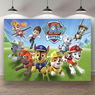 Paw Patrol 派對需要主題 Paw Patrol 派對裝飾生日快樂裝飾