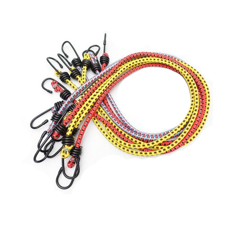 多用途彩色彈性彈簧繩束帶/彈性繩-附掛勾(隨機出貨)-60/90公分兩種長度選擇 1入[05209491]