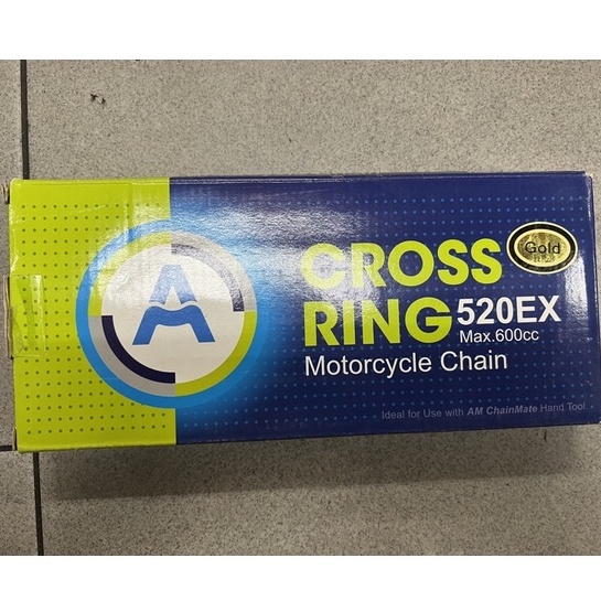 『全新品』【AM 岳盟】NINJA400 MT03 黃金油封 鍊條 鏈條 Cross-Ring 520EX x 120L