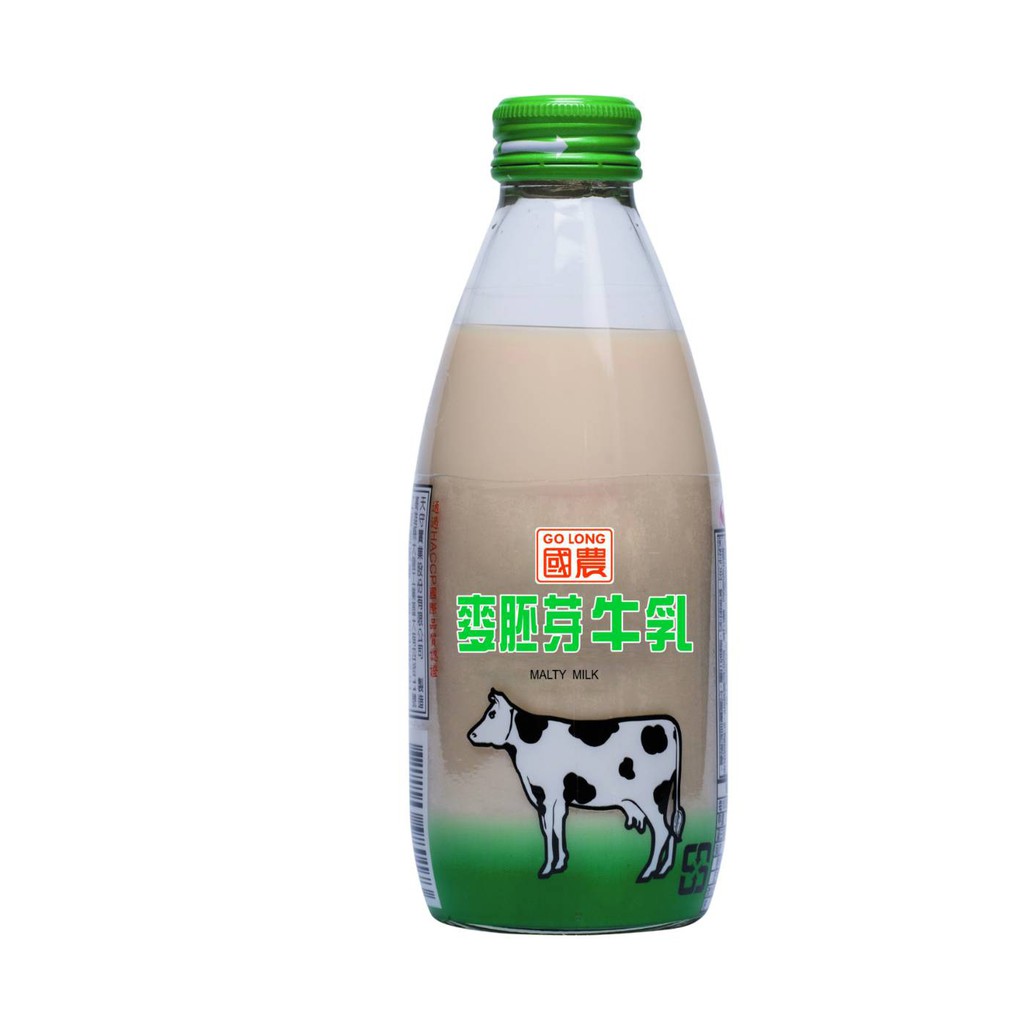 國農240ml麥胚芽牛乳 玻璃瓶 蝦皮購物
