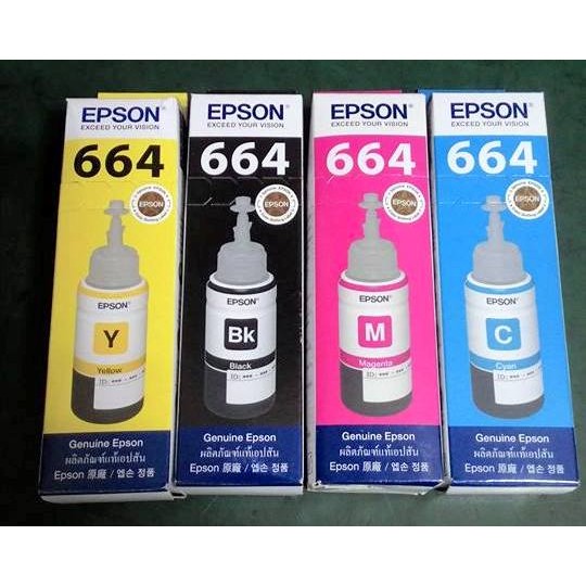 EPSON 原廠墨水T664：L110 L120 L350 L355 L550 L555