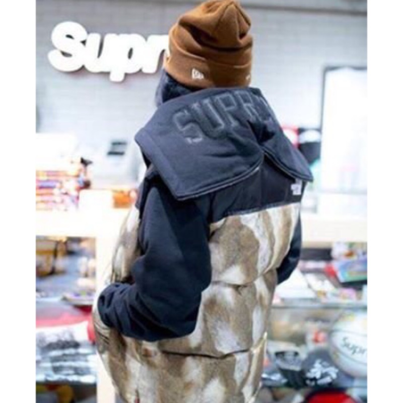 supreme split hood zip up
