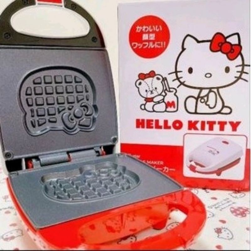 日本正品現貨鬆餅機hello kitty鬆餅機HelloKitty 鬆餅機skater卡通早餐機鬆餅機