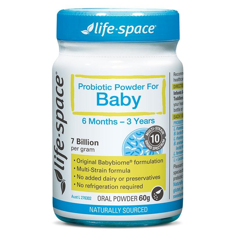 【樂活代購】澳洲Life Space 0-3歲 寶寶益生菌粉 60g