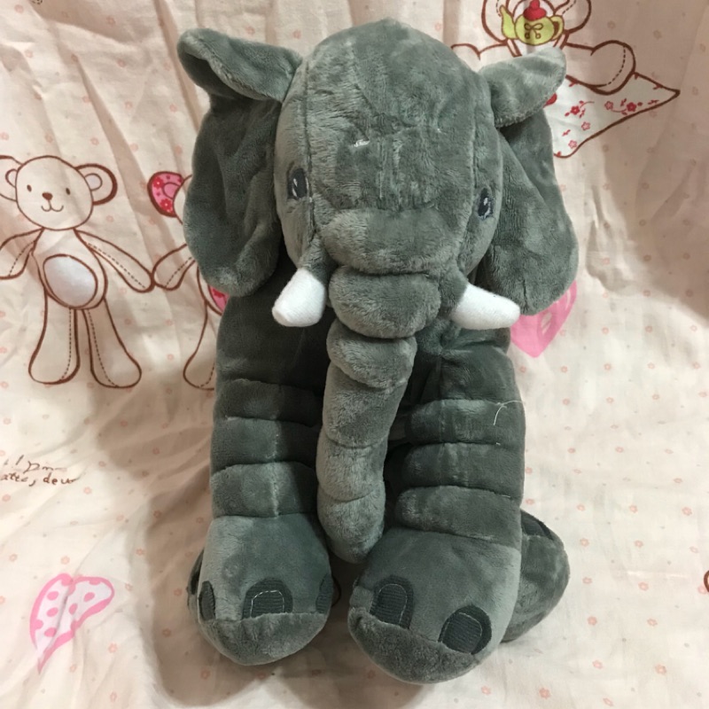 療癒大象 小象 IKEA 舒壓 抱枕 枕頭 28*33公分