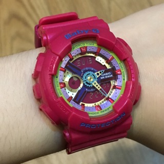 Casio G-shock BABY-G BA-112-4A 桃紅色 少女時代代言