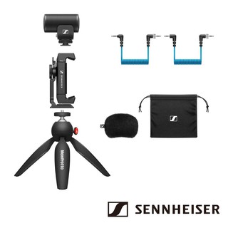 Sennheiser 森海塞爾 MKE 200 MKE200 套組 含手機夾 小腳架 指向性 前後收音公司貨 廠商直送