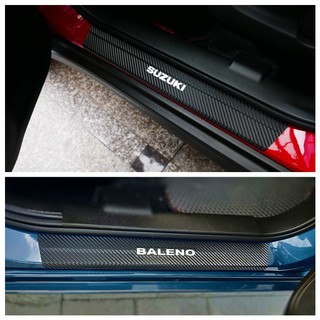 SUZUKI S-Cross / SX4 / BALENO【門檻迎賓卡夢保護貼 】3M 不殘膠 車貼專用膠膜
