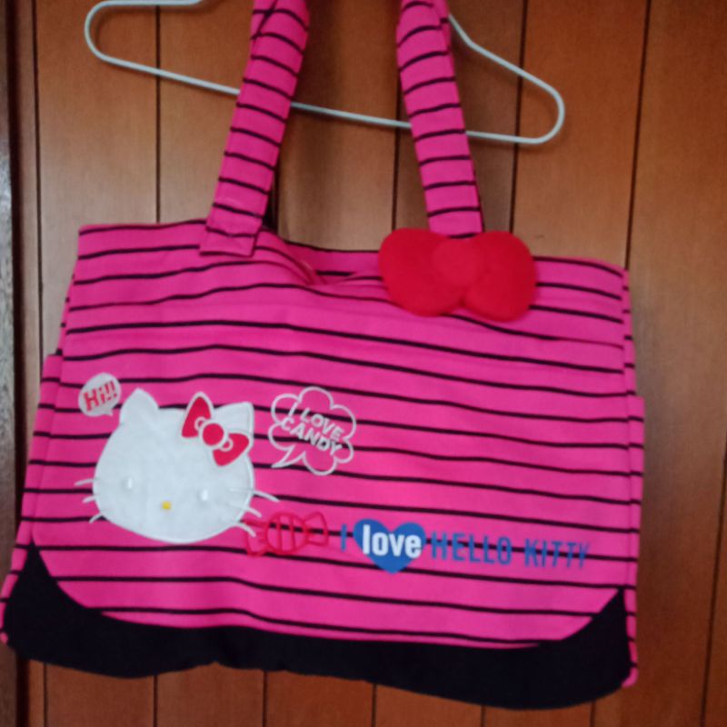 Hello Kitty帆布手提包包