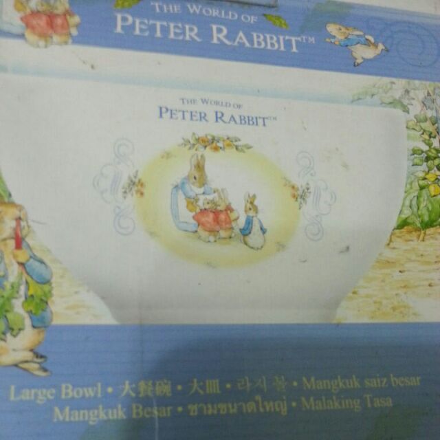 彼得兔。   大餐碗