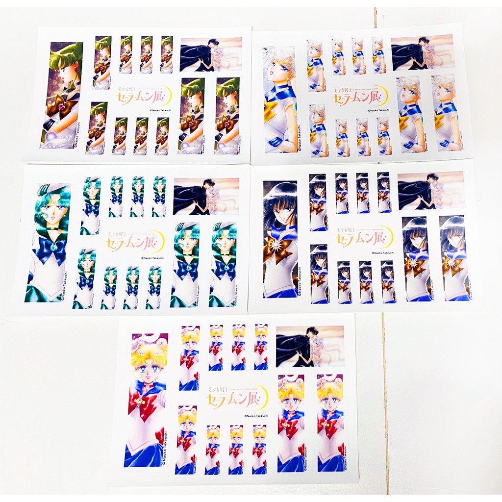 ~出清小屋~現貨 日版 美少女戰士 美少女戰士展 限定 姓名貼紙 月光仙子 土星 天王星 海王星 冥王星 月亮公主