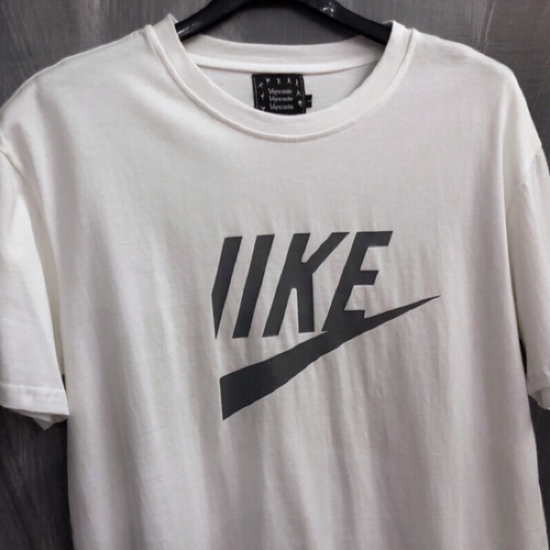 - 惡搞NIKE 3M效果印花寬鬆短袖Tee -