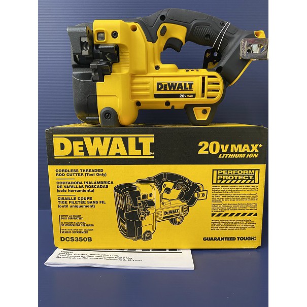 【丹尼工具】全新DEWALT DCS350 20V 牙條剪 牙條切割機 剪斷機 DCS35038 3/8"切割模具刀片