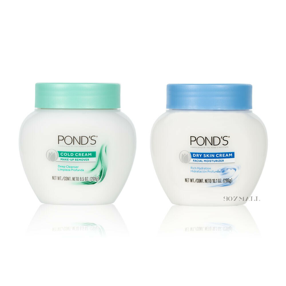 【POND'S 旁氏 】臉部滋養霜 286G(10.1oz)/ 卸妝冷霜 269g(9.5oz)【907mall】