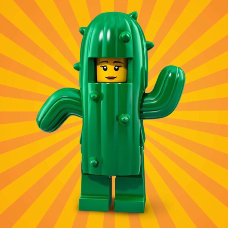 LEGO 71021 18代 人偶包 11 號 仙人掌 女孩 cactus (沒有附外包裝)