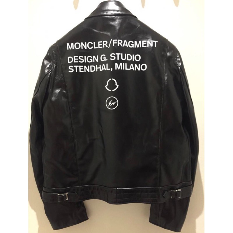 MONCLER x FARGMENT x LEWIS LEATHERS 三方聯名皮衣