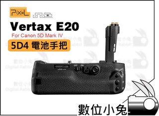數位小兔【Pixel 品色 Vertax E20 Canon 5D Mark IV 電池手把】5D4 垂直手把 電池
