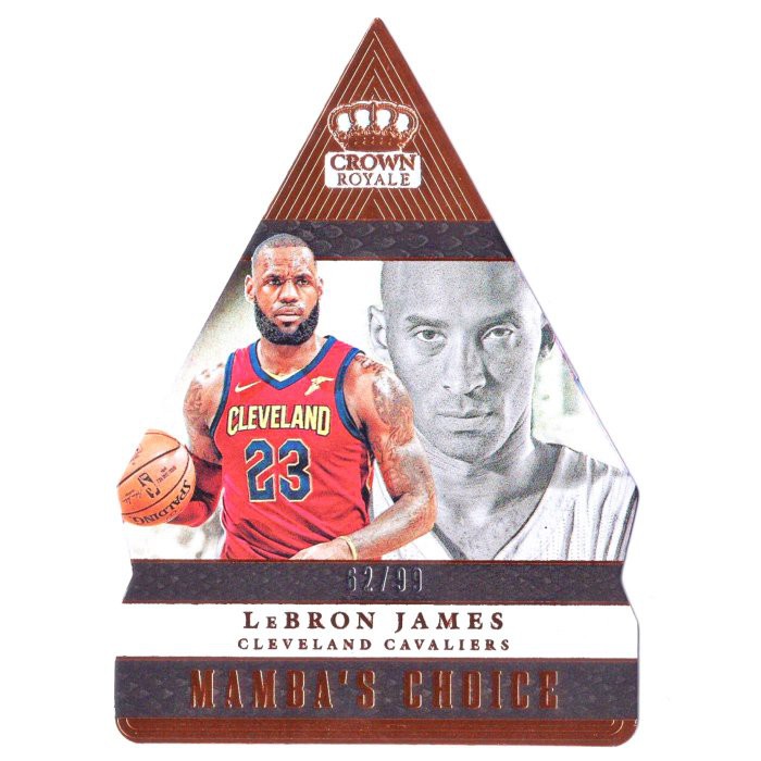 美炸！Lebron James 皇冠Crown Royale Mamba’s Choice系列限量99張特殊切割限量卡