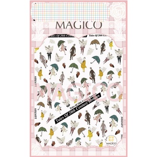 【跑單品拋售💢】Magico美甲極薄寫真背膠貼紙 雨天時刻 421