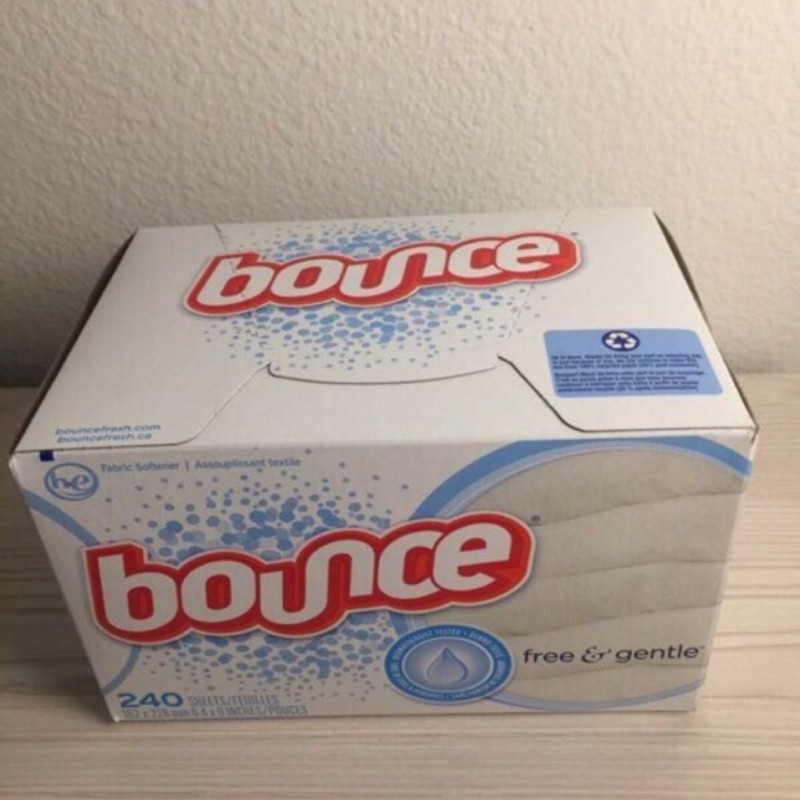 Bounce 無香精 無味 低過敏 烘衣紙 去靜電紙  200張入 家庭及自助洗衣店都適用（現貨）