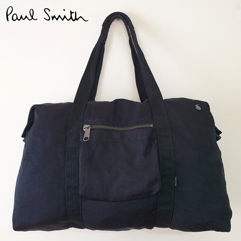 英國 Paul Smith 手提袋 旅行袋 行李袋 肩背包 大容量 中古 老花 老包 ♥ 正品 ♥ 現貨 ♥彡