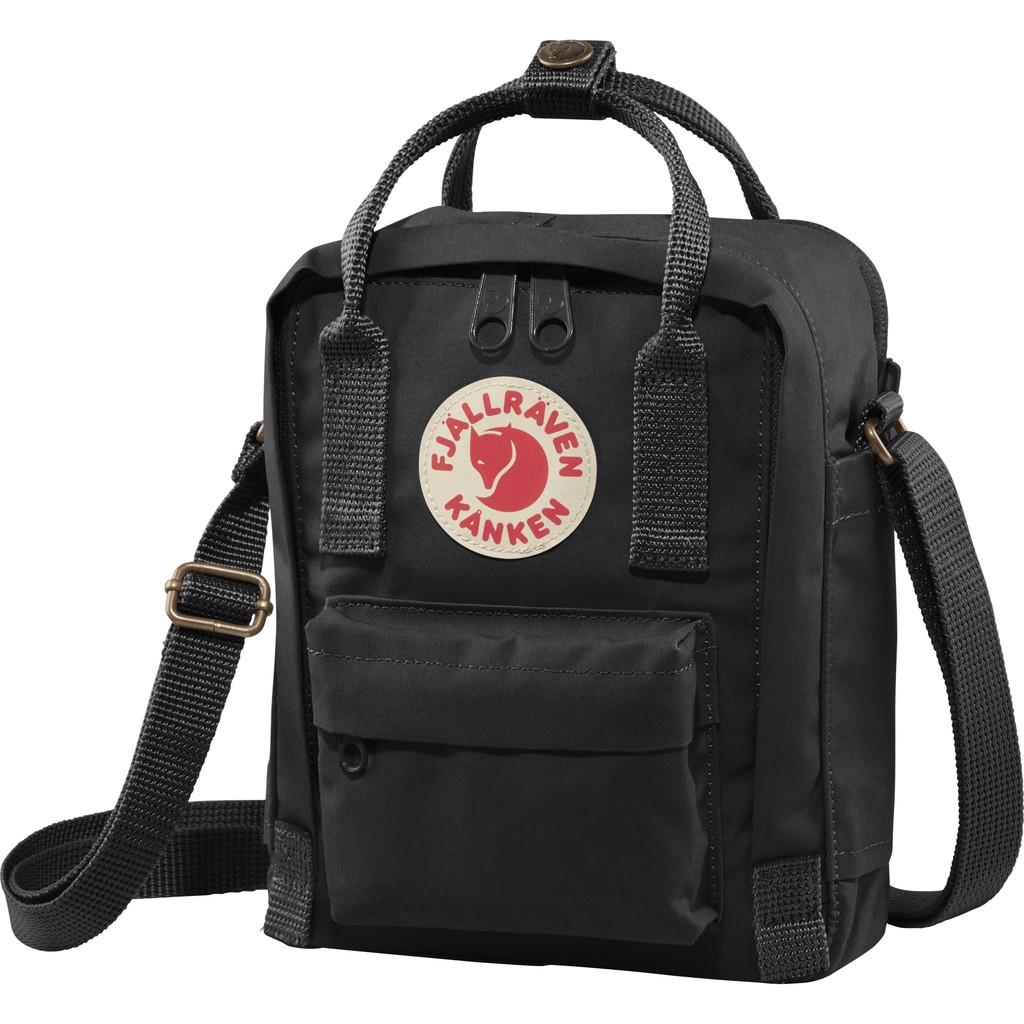 【Fjallraven北極狐】Kanken Sling隨身斜背包- 550黑(FR23797)