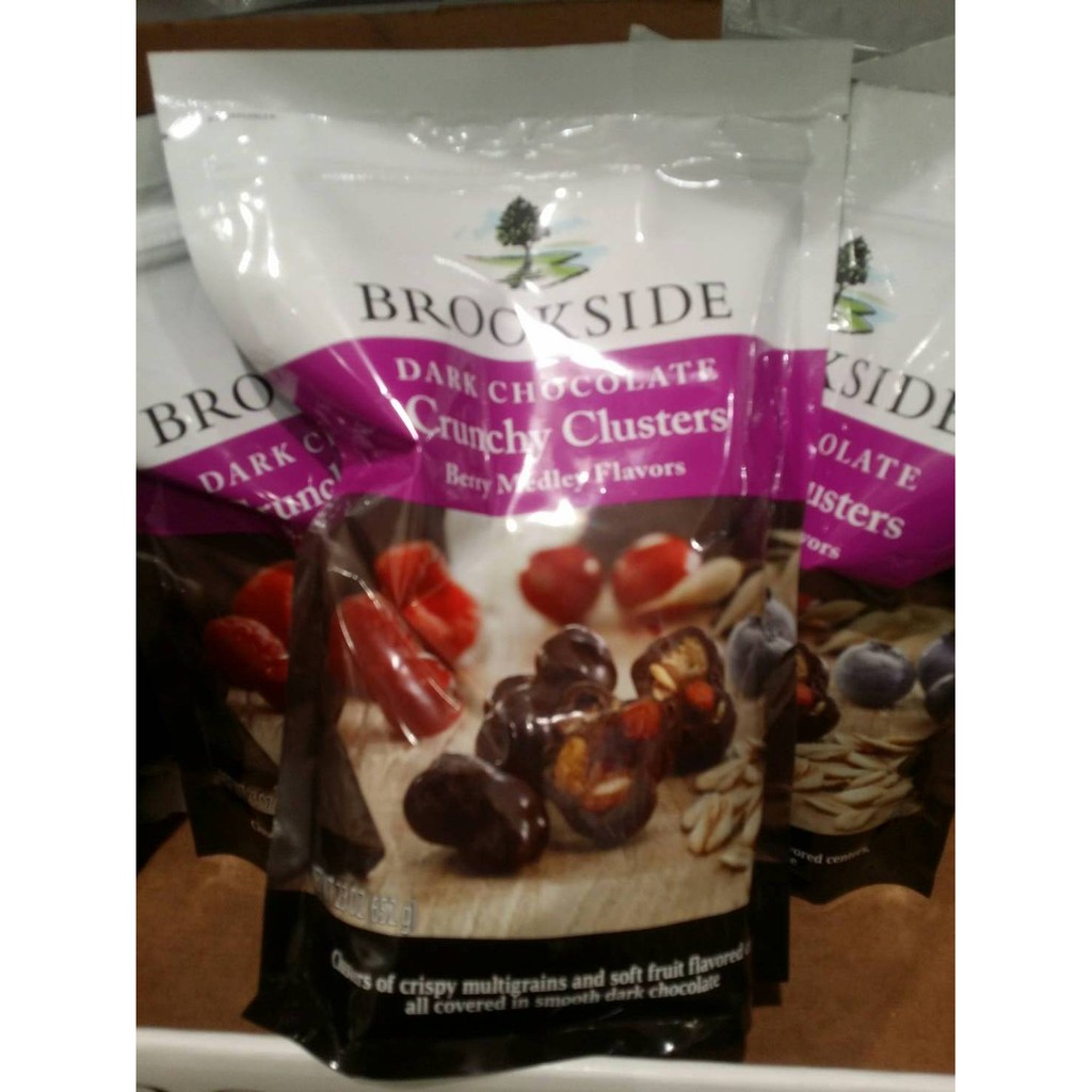 costco 代購   BROOKSIDE 綜合莓果黑巧克力 652g/包