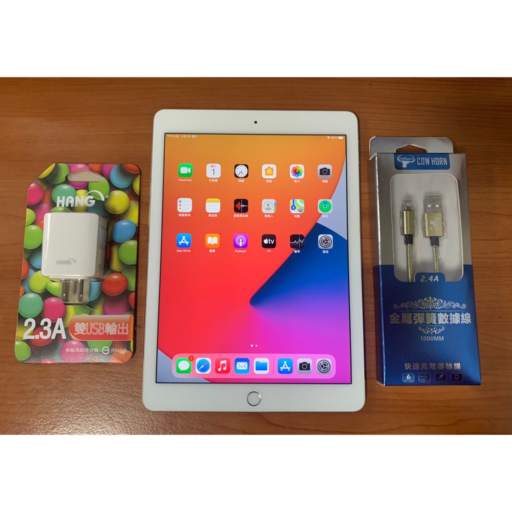 二手 中古 Apple iPad Air 2 Wi-Fi 64GB 蘋果第六代 iPad 平板電腦 銀