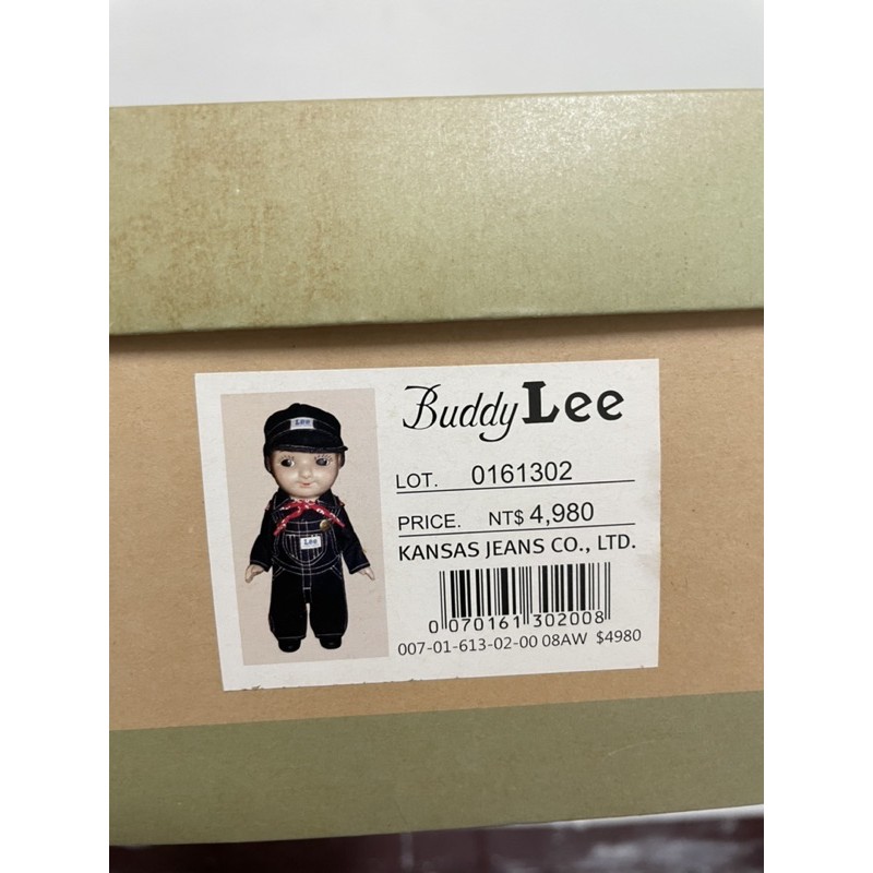 Buddy LEE公仔 2008年LEE娃娃 絕版限量收藏