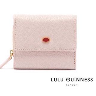 LULU GUINNESS JODIE 卡夾零錢包 (腮紅粉)