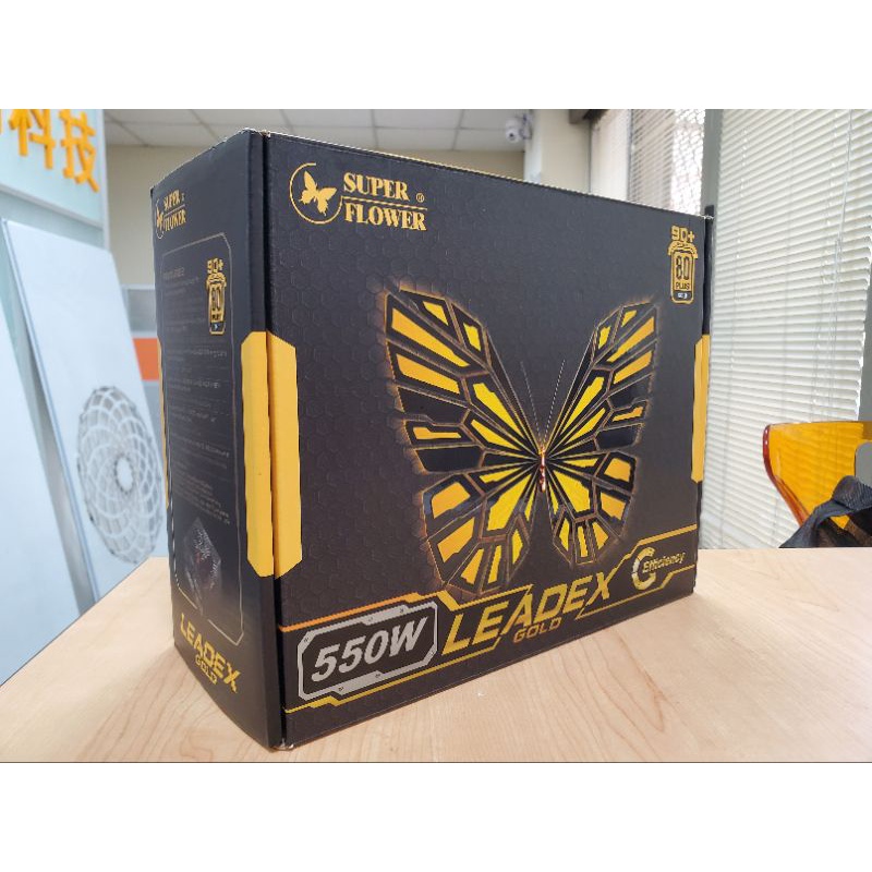 保固內 振華Leadex 550W 80+金牌全模組電源供應器