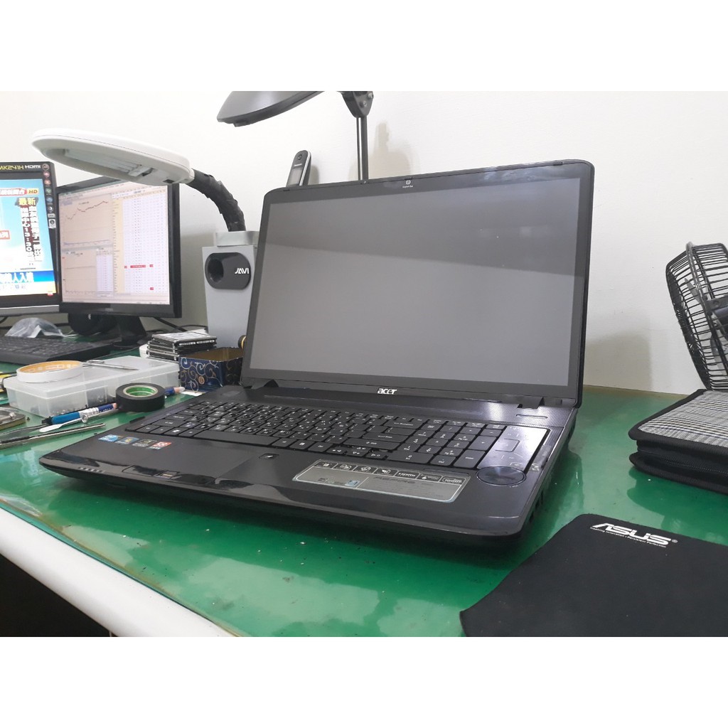 85成新acer I7 獨顯18吋超大筆電雙硬碟槽4g 500g 到府 蝦皮購物