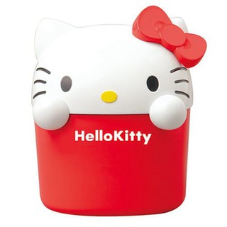 【翔浜車業】日本純㊣SEIWA KT281 HELLO KITTY 貓頭蝴蝶結造型垃圾桶 車內垃圾桶