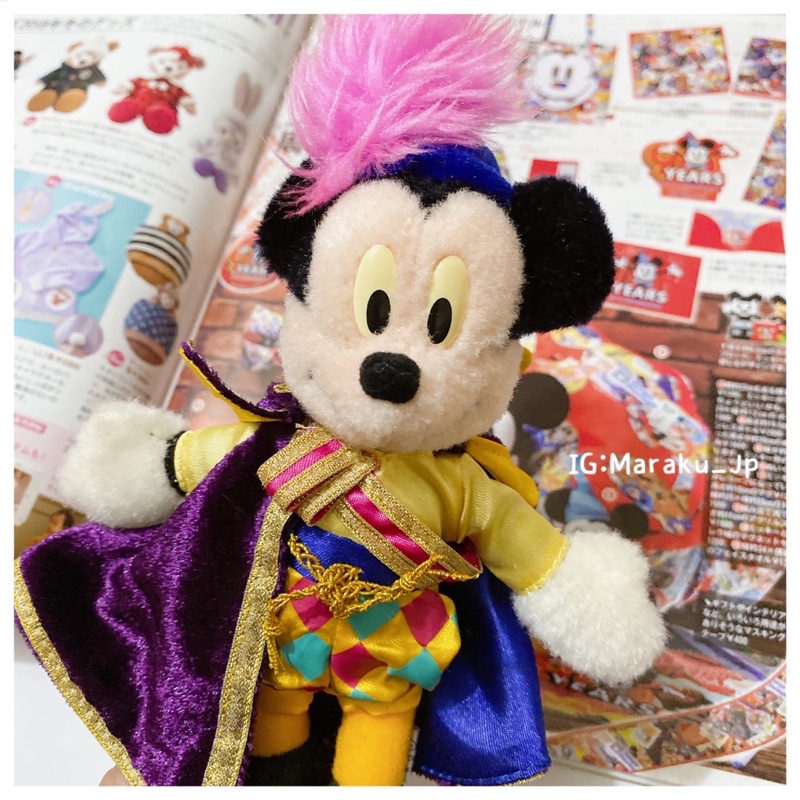 魔樂町JP日貨🎪［稀有絕版］日本東京迪士尼園區限定 米老鼠絕版老物 米妮公主 米奇國王 吊飾 鑰匙圈