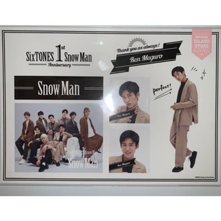 Snow Man 目黑蓮【SixTONES SnowMan 1st Anniversary】貼紙 全新
