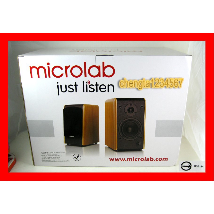 【全新公司貨 開發票保固】Microlab B-77 2.0聲道 Hi-Fi 喇叭，木質古典楔型設計低頻倒相管B77