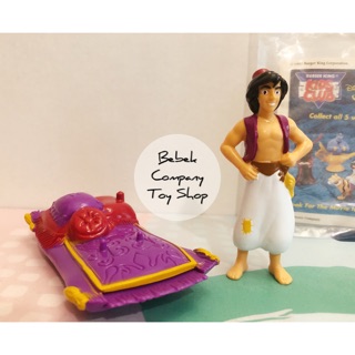 1992年 Burger King Disney Aladdin 迪士尼 神燈 魔毯 精靈 阿拉丁 漢堡王 玩具 絕版