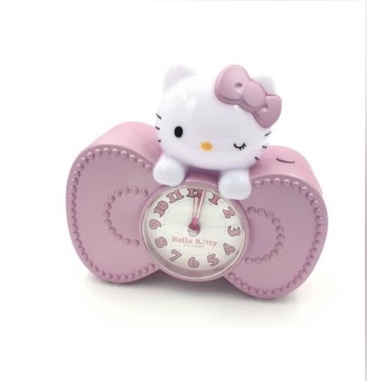 超萌😌日本三麗鷗Hello Kitty立體造型蝴蝶結鬧鐘 *正版授權