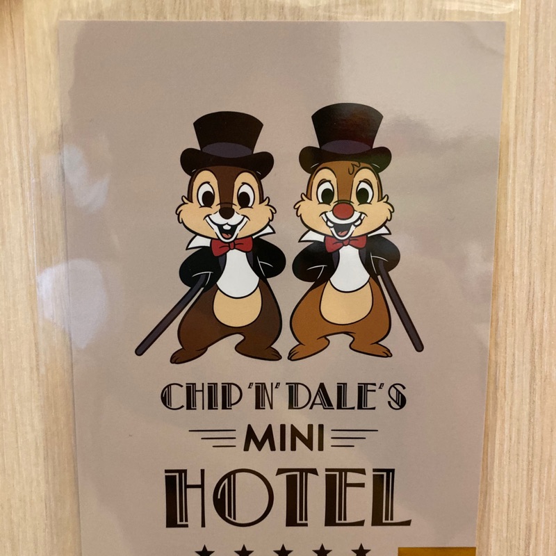 《現貨》🇯🇵日本 東京迪士尼商店 飯店主題系列 奇奇蒂蒂明信片