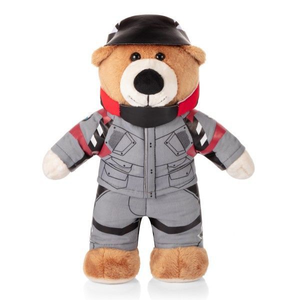 ◑✑⊕寶馬BMW公仔熊玩偶拉力車手娃娃小熊摩托車尾箱裝飾禮品熊 車寵