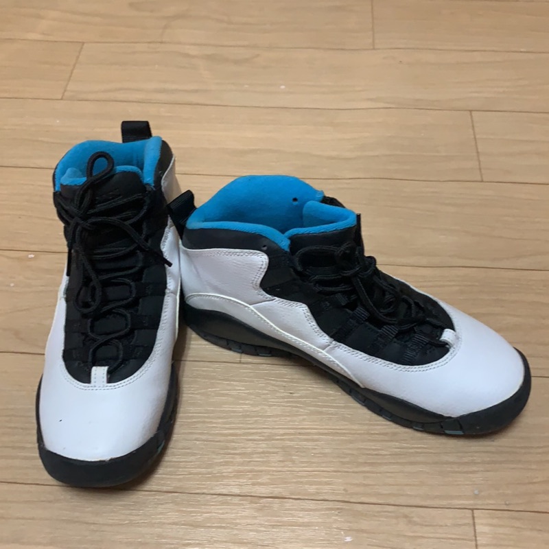 Jordan  10代 Nike Air 白/藍/黑310806-106女鞋24cm/eur38/US5.5