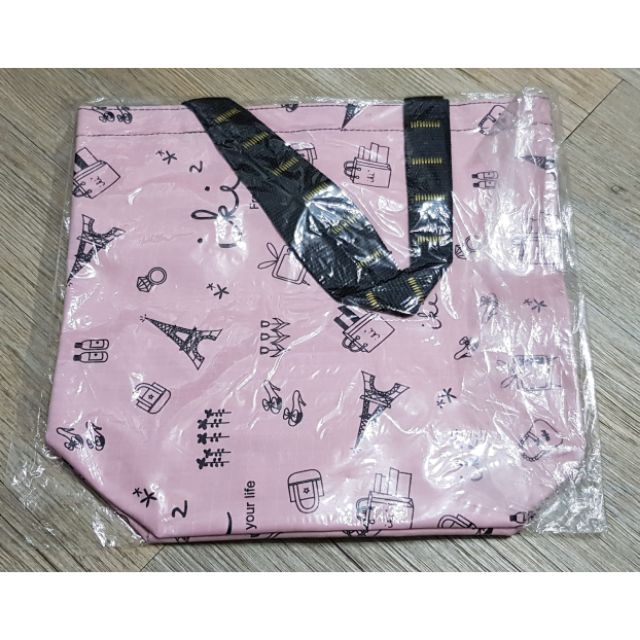 iki2 專櫃品牌 粉紅 購物袋 手提包 包 托特包