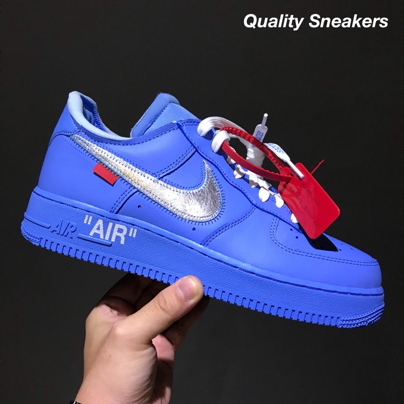 Quality Sneakers - Off-White x Nike Air Force 1 Low MCA 藍 銀勾