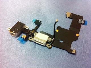 iPhone 5 拆機 充電 USB 尾插 傳輸 排線 帶 麥克風 天線