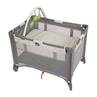 米米的窩 高雄專業玩具租賃 美國 GRACO 雙層嬰兒床 遊戲床 嬰兒床 [出租品]