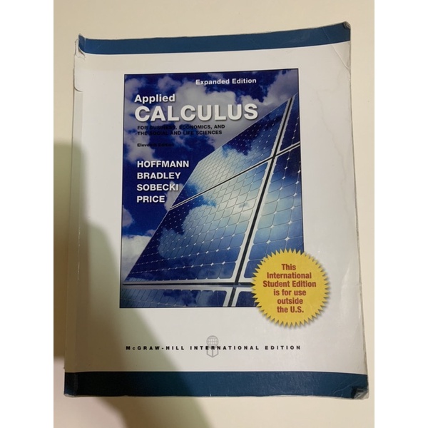 Applid CALCULUS 11 edition by HOFFMANN BRADLEY SOBECKI PRICE